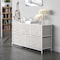 Flash Furniture White/Gray 5 Drawer Storage Chest Organizer WX-5L206-X-WH-GR-GG - alternate 1